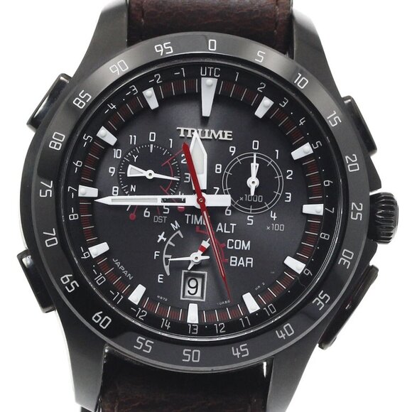 epson Accessories - Epson TRUME TR-MB7005 Light charge GPS Solar Powered Radio Men's Watch_886468